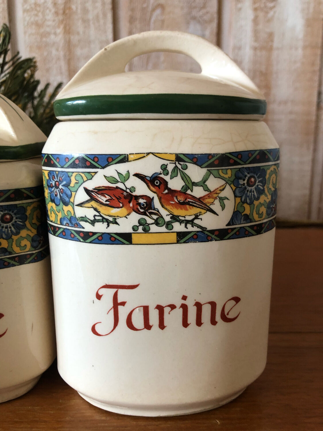 5 Louis Gueule earthenware pots