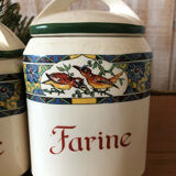5 Louis Gueule earthenware pots