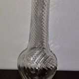 Soliflore vase in chiseled crystal