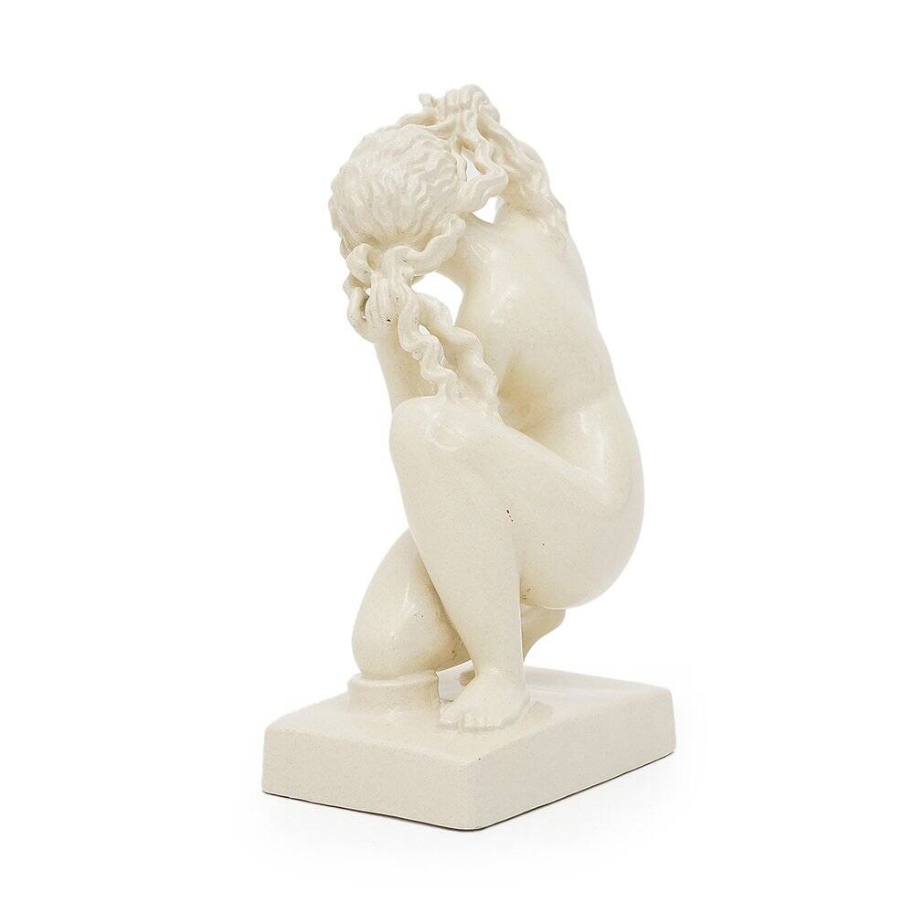 Icaro Rodi, Sculpture Venus of Rhodes, Glazed white ceramic, 1930s