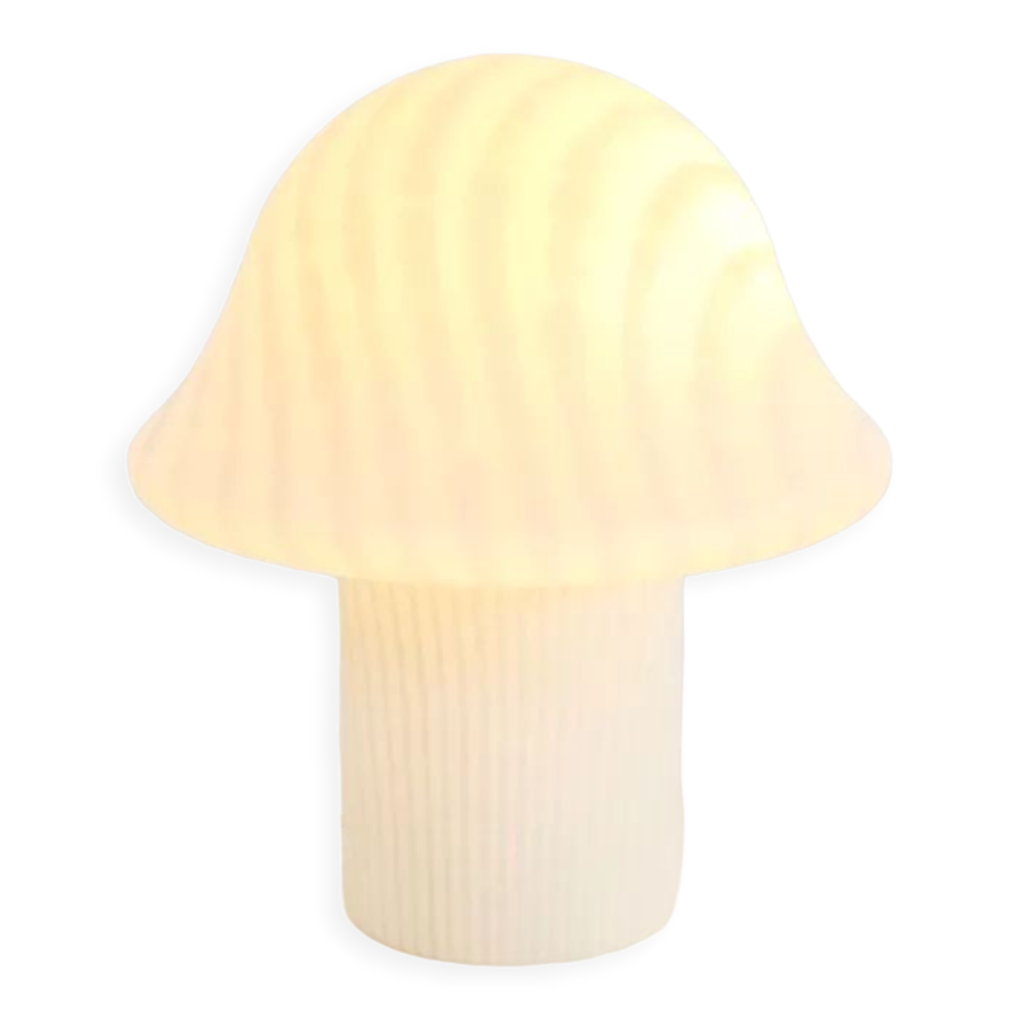 Glass Peil & Putzler mushroom table lamp