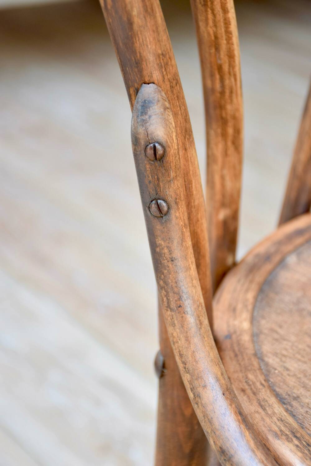 Thonet wooden bistro chairs n14 and n18