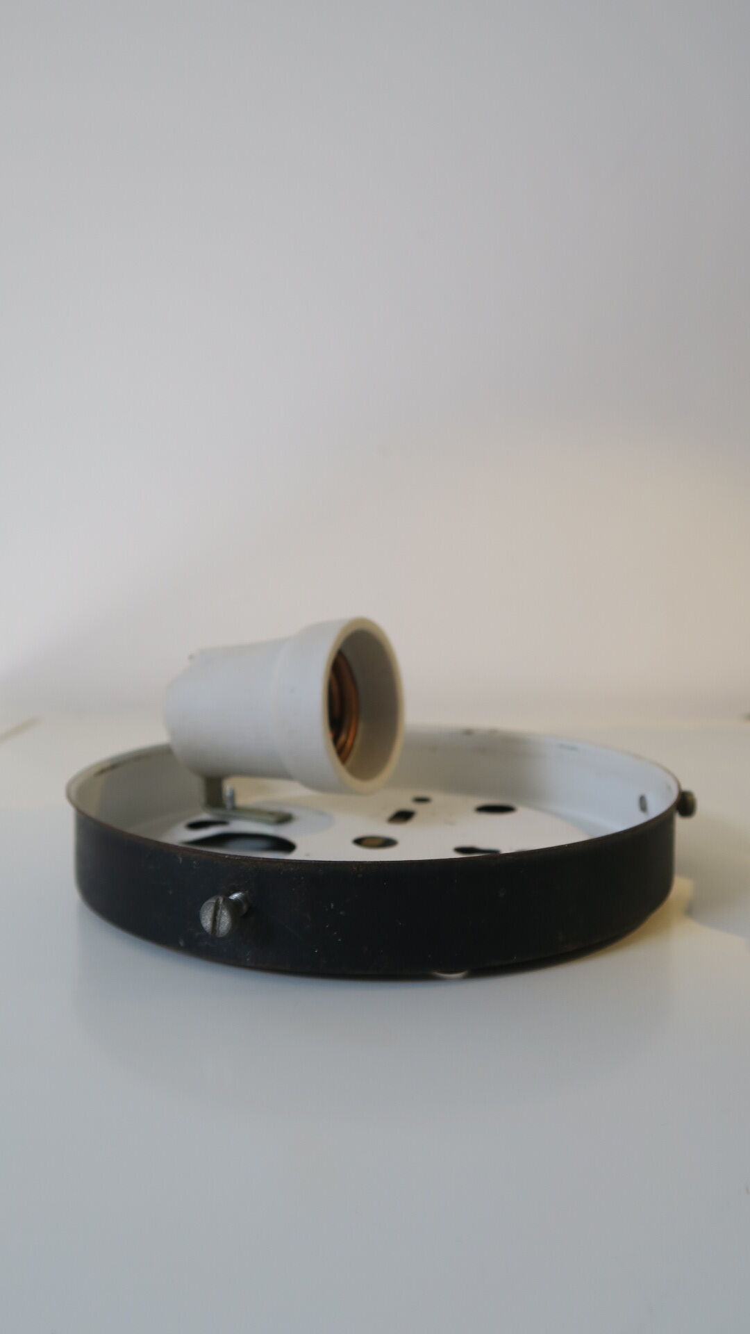 Glass ceiling lamp pair