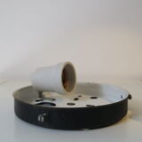 Glass ceiling lamp pair