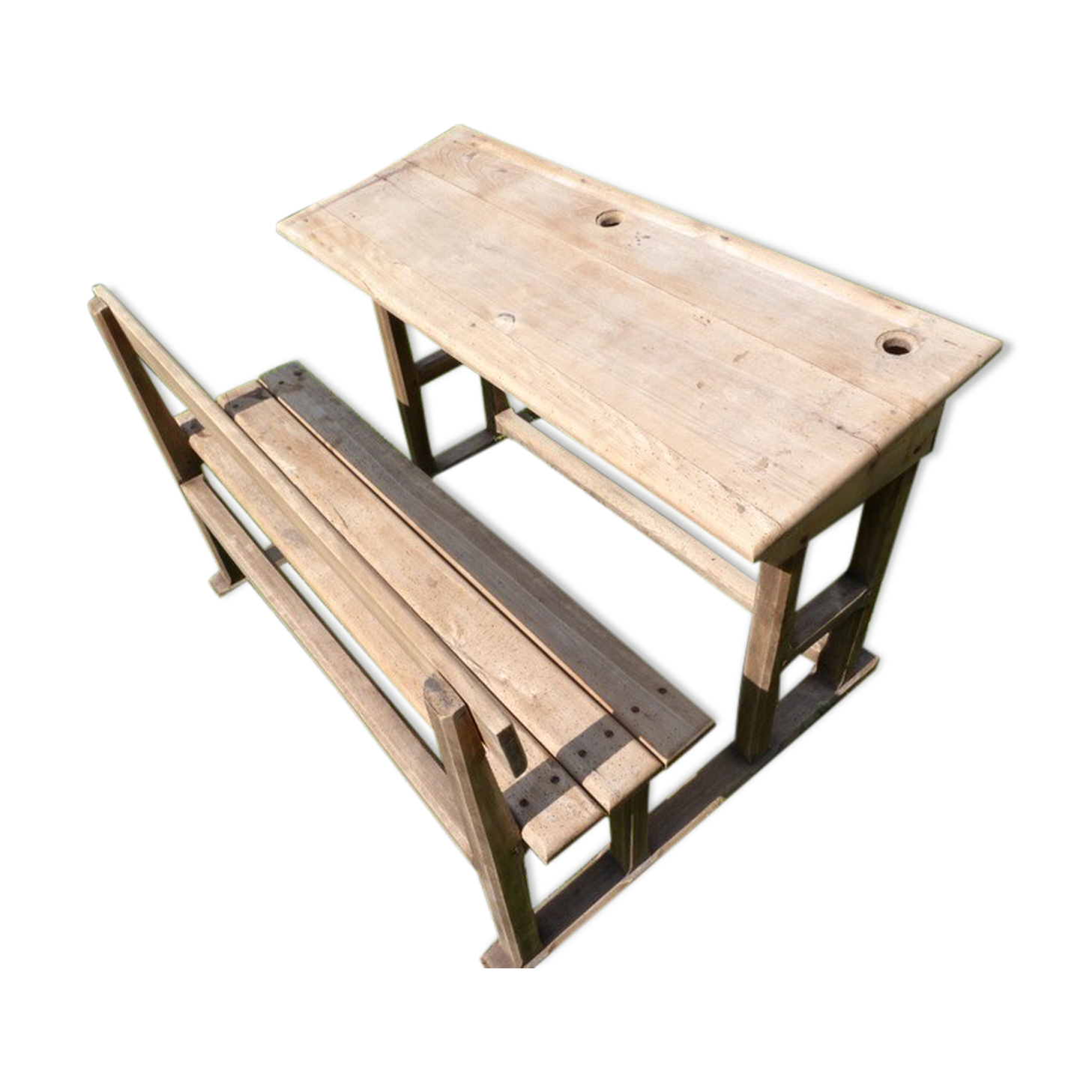 Office-school desk double