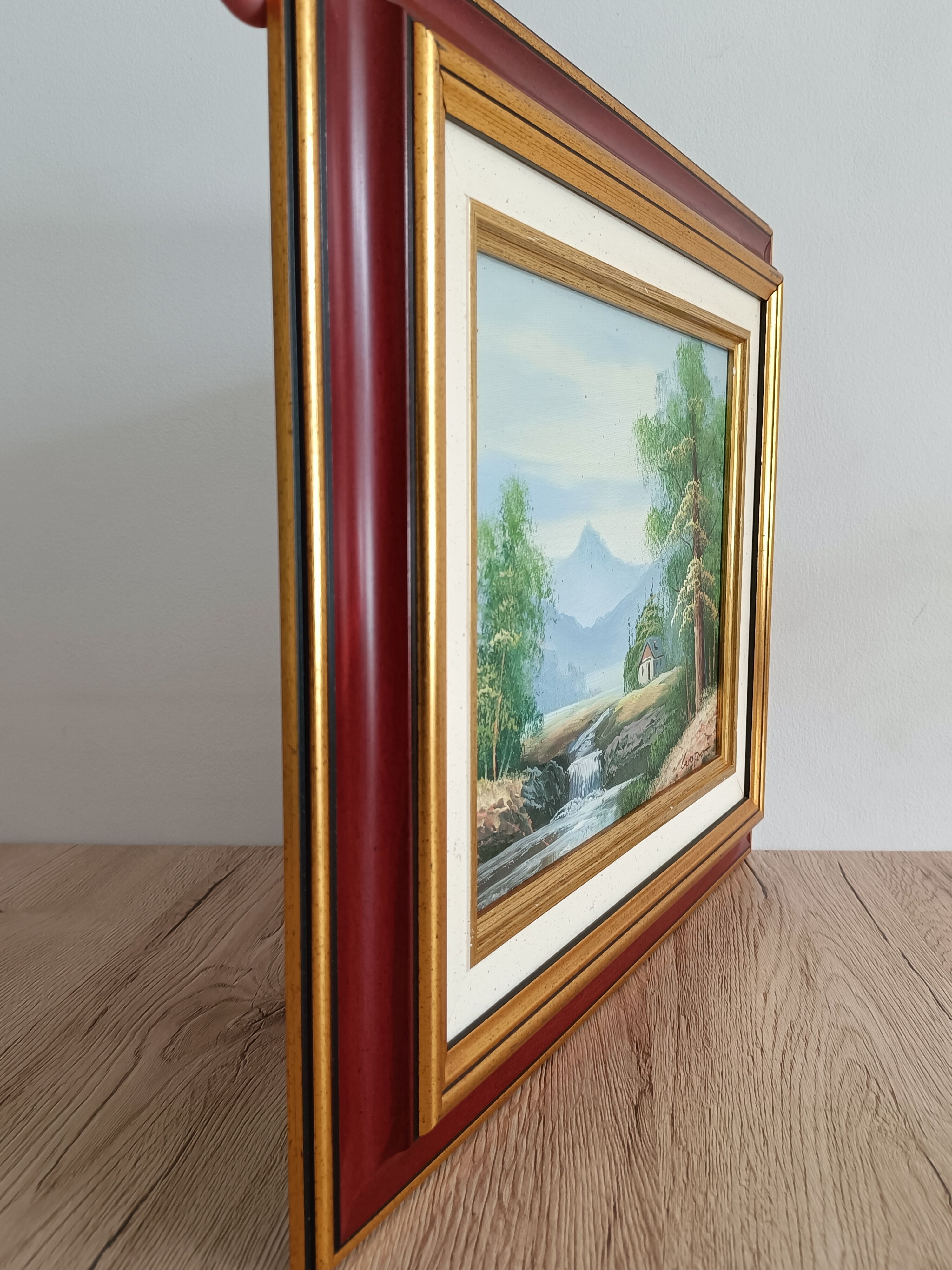 Landscape painting signed Cuoper