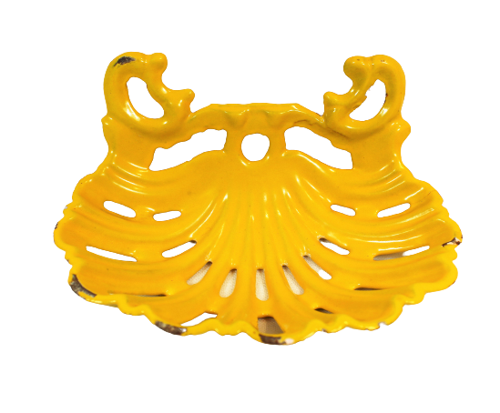 Vintage cast iron soap holder from the 1940s, Made in France