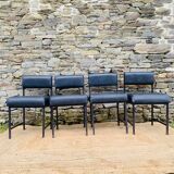 Ensemble de 4 chauffeuses modernistes