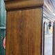 19th Century Walnut Library Display Cabinet with 1 Door