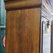 Vitrine bibliotheque 1 porte en noyer du XlXème siecle