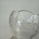 Lot 3 Tulips Antique Glass Cut Frosted Art Deco Lamps Lu