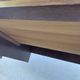 English lion paw desk and lyre armchair, leather, extensions