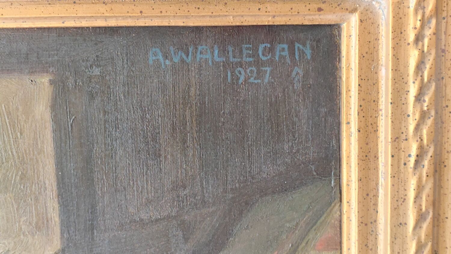 Peinture d’Alfred Wallecan