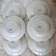 6 soup plates - Tircis model - Antique 82-piece Sarreguemines earthenware dinnerware set