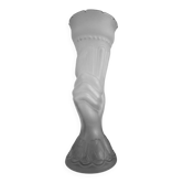 Vase ancien « Main au cornet » en verre dépoli Style Portieux / Legras