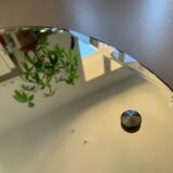 Old beveled round mirror 60cm