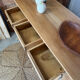 Antique solid cherry wood furniture