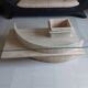 Travertine coffee table