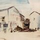 Lithograph Raoul Dufy (1877-1953), farm in Normandy