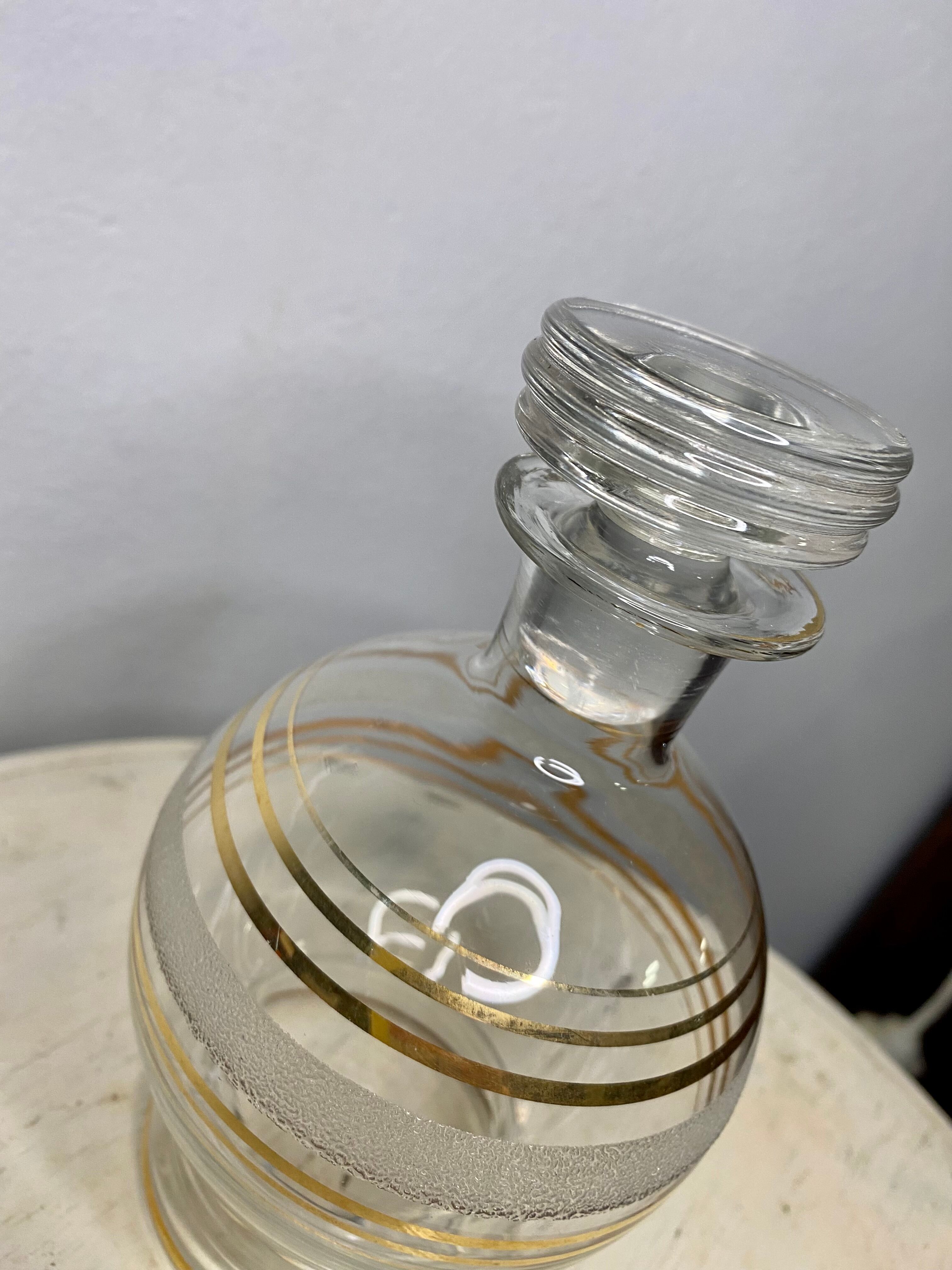 Golden decanter