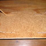 Old Wicker side table