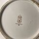 Old pair of earthenware plates Gien peony model XXth