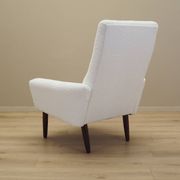 White armchair, Danish design, 1970s, production: Denmark