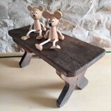 Small wooden bench