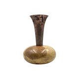 Mid-century cream parchment vase, Aldo Tura Italy 1950s