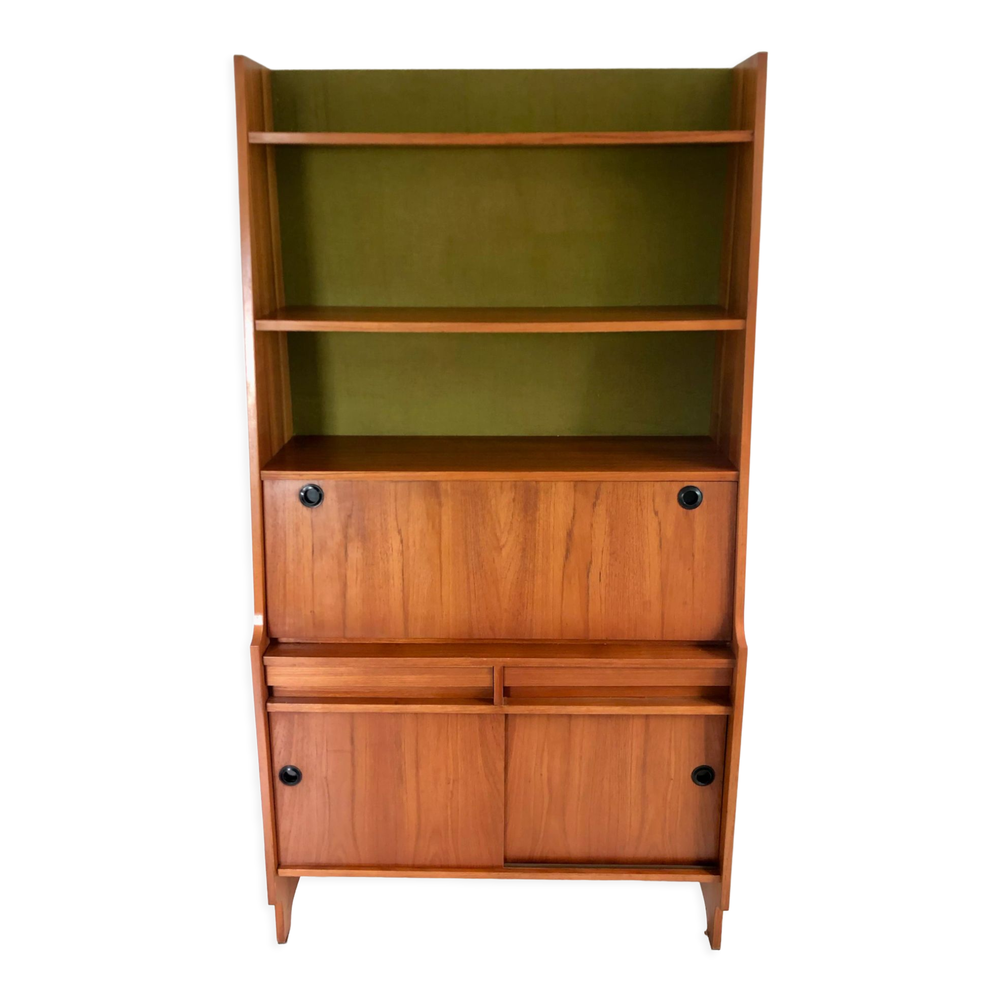 Vintage library secretary, italy 60s