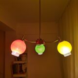 Vintage 60s multicolored Soutnik lamp