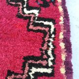 Ethical rug in wool handmade, 76x43cm