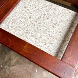 Teak and terrazzo coffee table by Averskogs Möbelfabrik, Sweden 1966