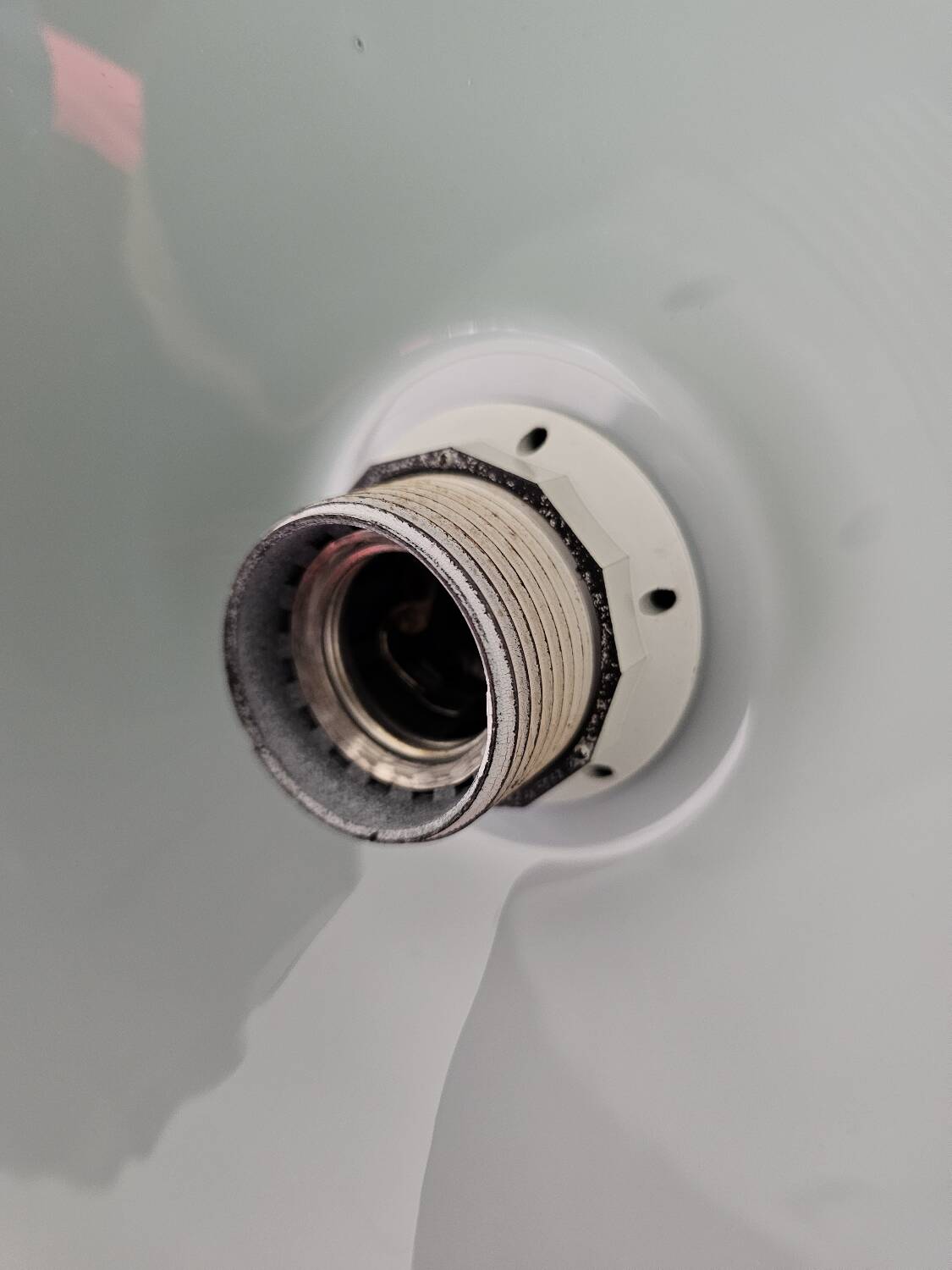 Green opaline pendant light