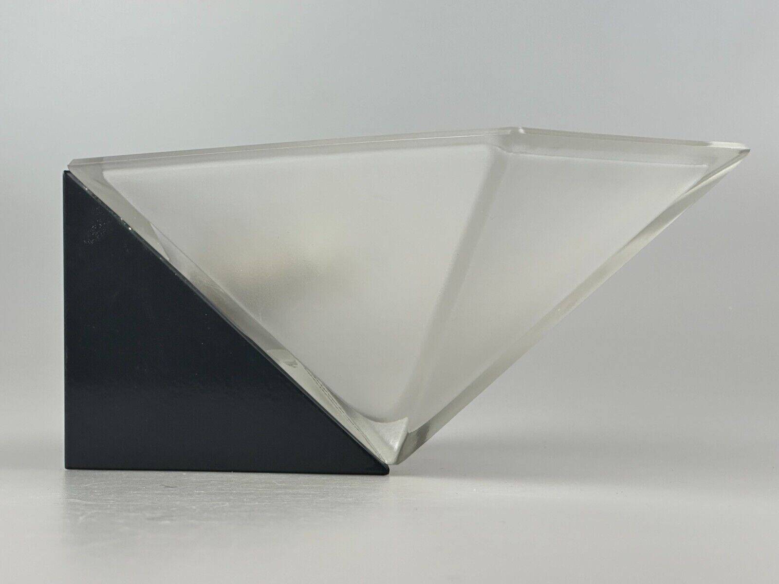 60s 70s Peill & Putzler Cube wall lamp Wall Sconce Ice Glass Space Age