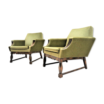 Pair of Scandinavian armchairs 1950