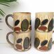 Set of 4 vintage ceramic mugs