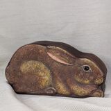 Painted cardboard rabbit box