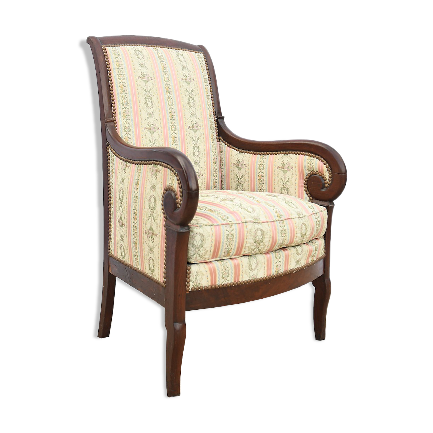 Fauteuil bergère de style Empire