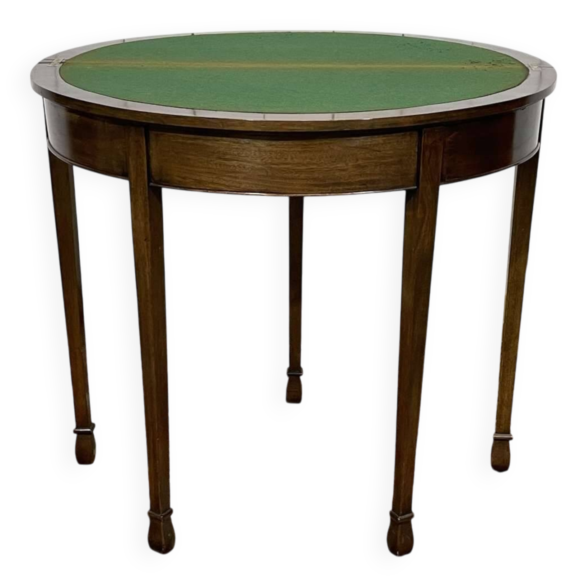 English game table in mahogany from the early 20th century.