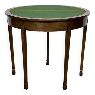 English game table in mahogany from the early 20th century.
