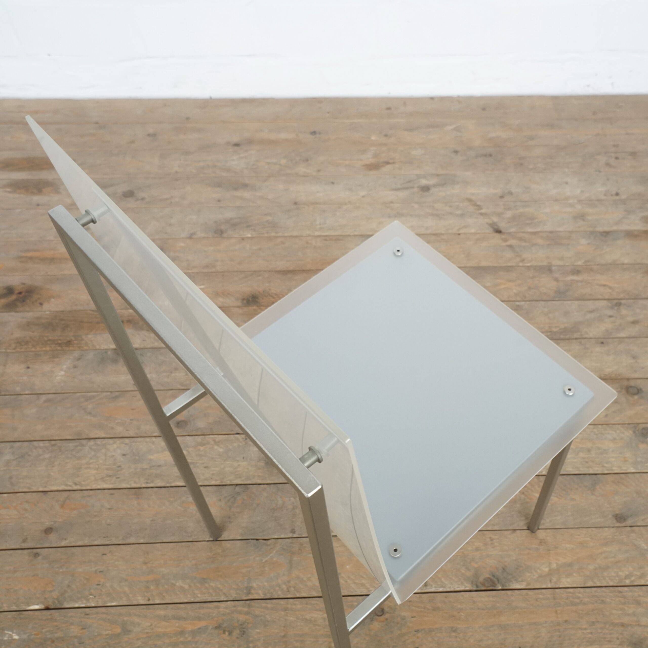 Table/bureau et chaise italiennes postmodernes pour Alias