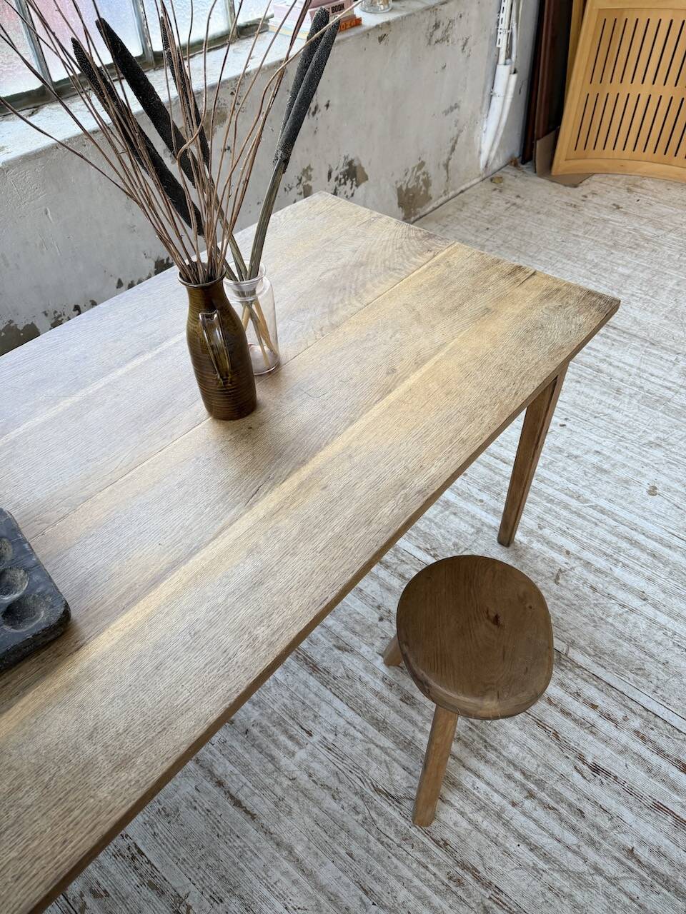 Oak farmhouse table 200cm