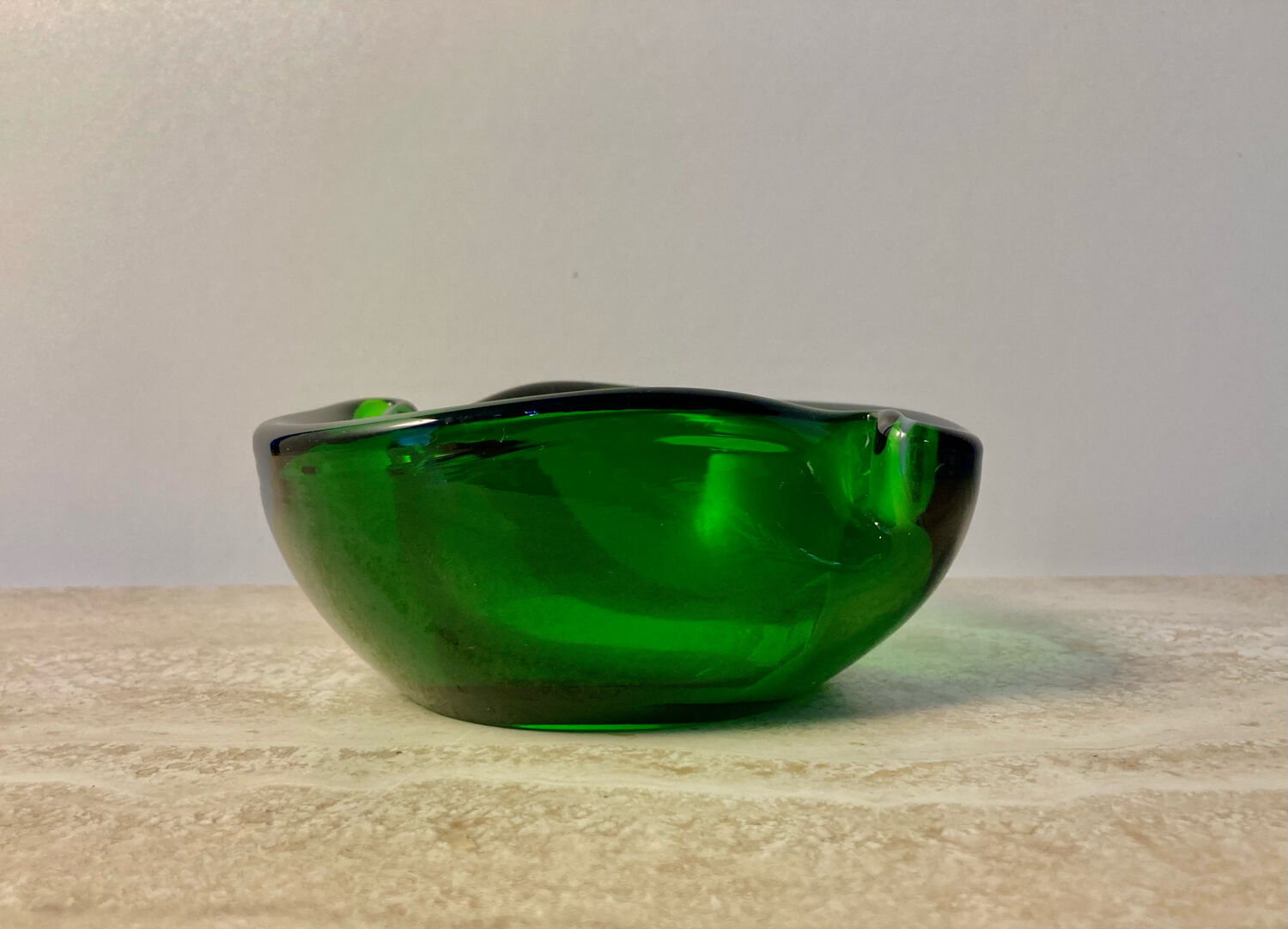 Cendrier en verre années 50/60