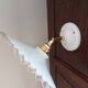 Applique murale Vintage opaline blanche