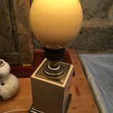 Paire de lampes oeufs style Hollywood Regency