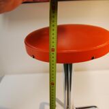 Stool orange vintage lounge