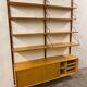 Unité murale scandinave vintage en chêne par Poul Cadovius pour Royal System, années 1960