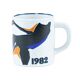 Porcelain mug, Danish design, 1982, designer: Inge-Lise Koefoed, manufactur