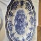 Complete table service The Cottage Lunéville 41 pieces blue decoration